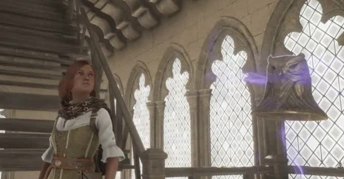 Как решить головоломку с колокольней в Hogwarts Legacy