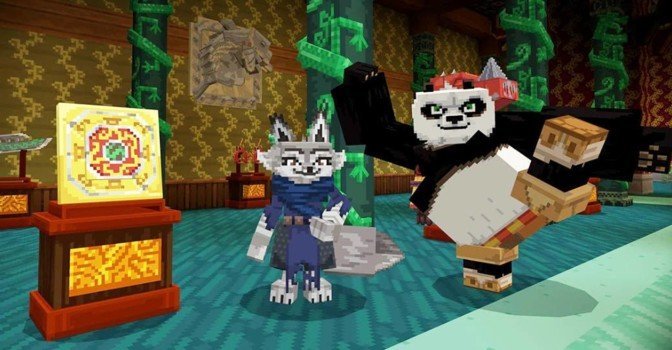 Для песочницы Minecraft Bedrock вышло дополнение «Кунг-фу панда»