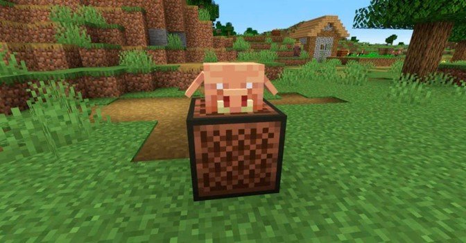 Снапшот 22w46a добавил в песочницу Minecraft голову пиглина