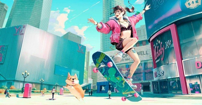 В симулятор скейтбординга skate. можно будет играть бесплатно
