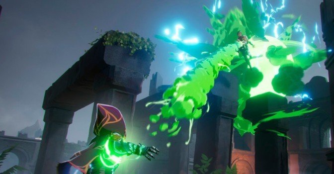 Врагов в Spellbreak удастся закидать камнями