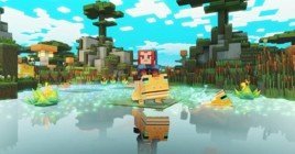 Обновление добавило в Minecraft Legends ездовых лягушек и ведьм