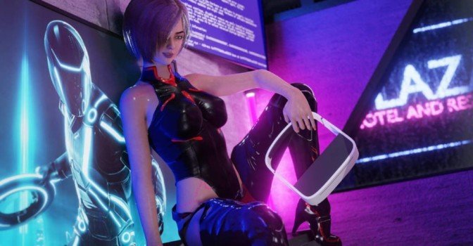 [18+] Вышла визуальная новелла для взрослых Cybersex: Lust Story