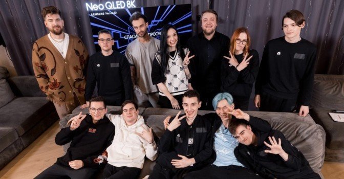 Team Spirit и крутые стримеры провели трансляцию вместе с Samsung