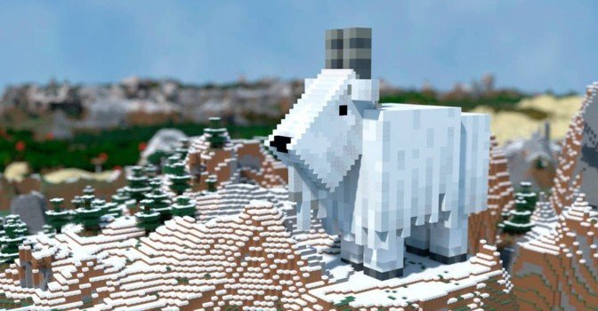 Снапшот 22w17a ввел в Minecraft музыкальные козьи рога
