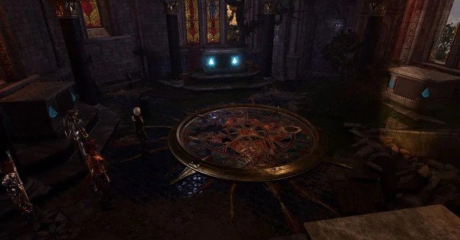Головоломка с витражами в обители Розиморн в Baldur’s Gate 3