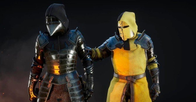 Фанаты Mordhau переоделись в костюмы химзащиты вместо кольчуг