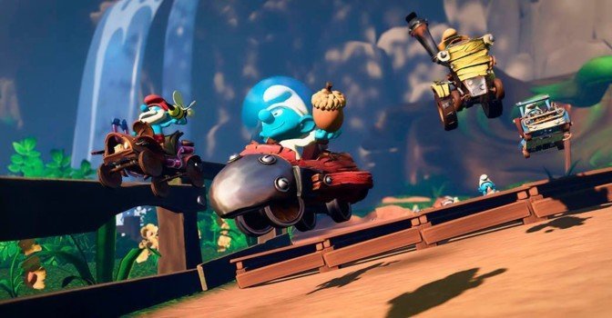 Объявлена дата выхода Smurfs Kart, гонки в стиле Mario Kart 8