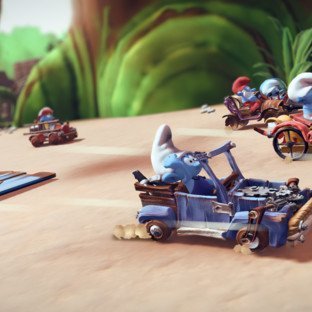 Скриншот Smurfs Kart