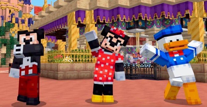 Дополнение добавило в Minecraft парк развлечений из Диснейуорлда