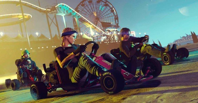 Обновление добавило в GTA Online режим «Kart Krash: беспредел»