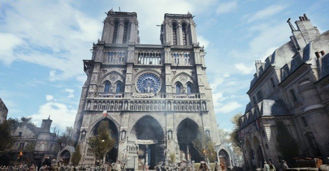 Восстановлению Нотр-Дама может помочь Assassins Creed Unity