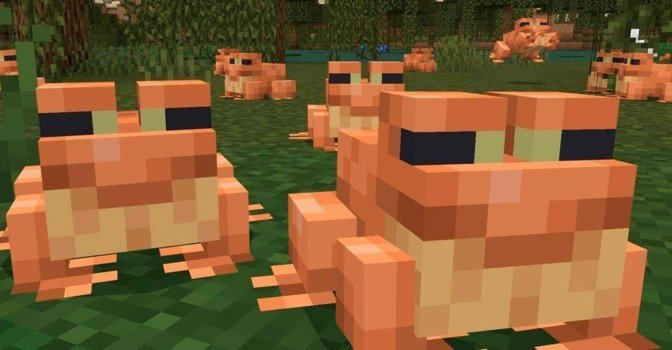 Снапшот 22w11a добавил в Minecraft «Мрачные глубины» и лягушек