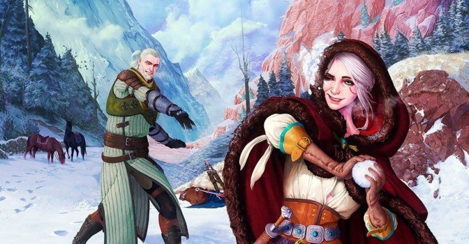 Мод превратил Геральта из The Witcher 3: Wild Hunt в сноубордиста