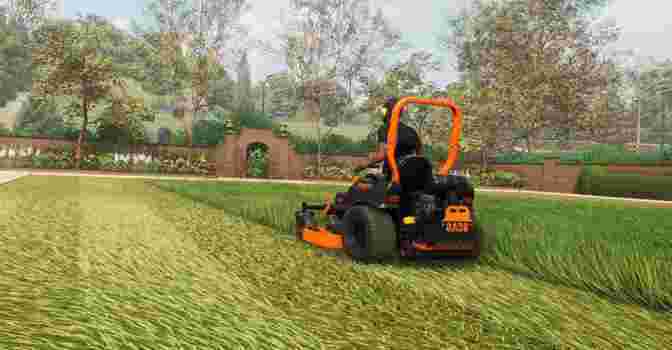 В EGS раздают симулятор стрижки газонов Lawn Mowing Simulator