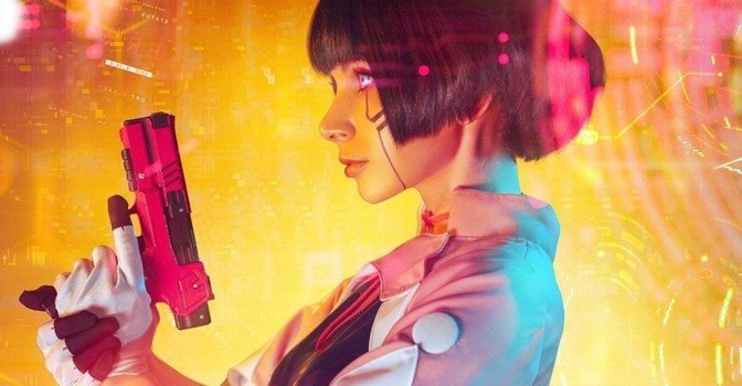 Косплей на Люси из Cyberpunk: Edgerunners — лучшие фотографии