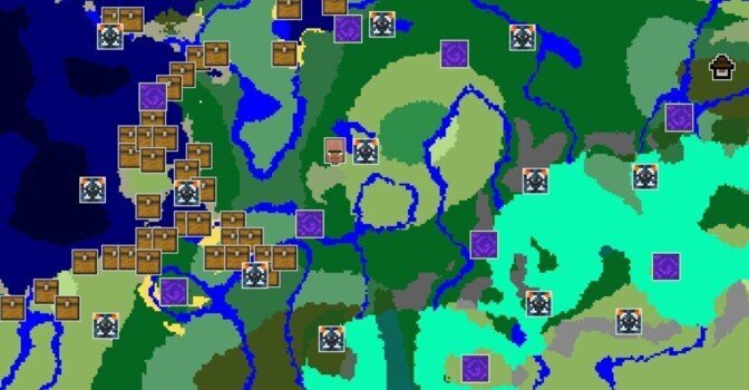 Онлайн карта Minecraft по сиду (Сидмап)