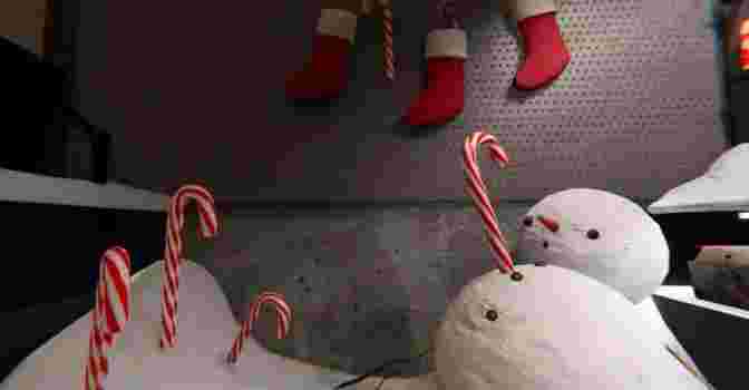 Все танцующие снеговики в новогоднем ивенте Phasmophobia