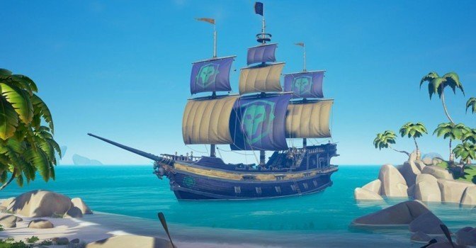Виды кораблей в Sea of Thieves — шлюп, бригантина, галеон