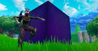 Куб в Fortnite создал энергетическое поле