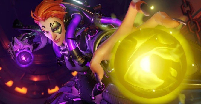Мойра хочет напугать игроков в Overwatch
