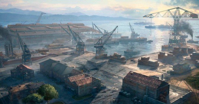Вышел трейлер карты «Старая гавань» из World of Tanks версии 1.14