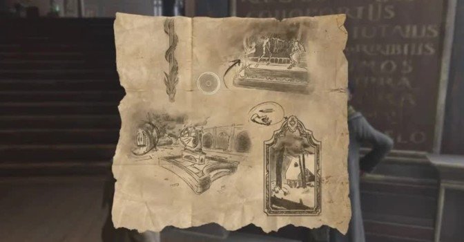 Тайник в замке в Hogwarts Legacy — как найти ориентиры