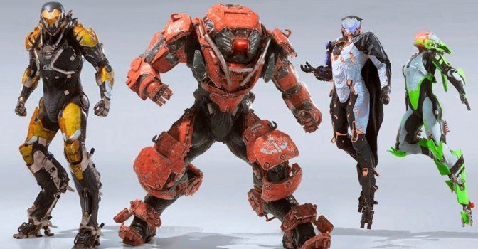 В Anthem вы обнаружите разноцветные экзокостюмы