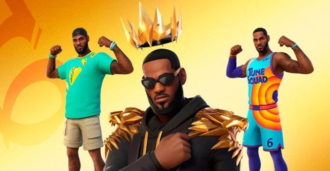 В Fortnite появится баскетболист Леброн Джеймс