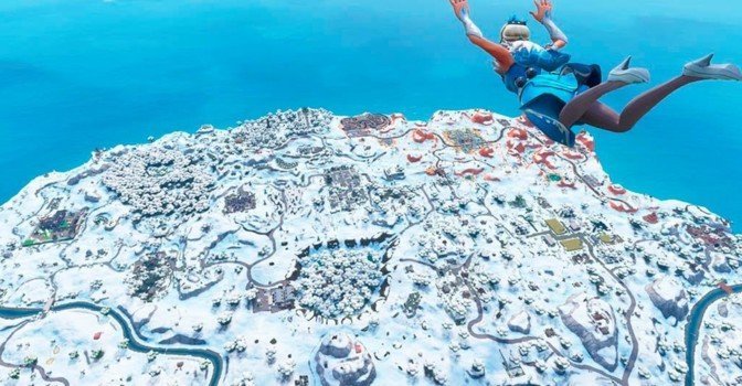 Снег в Fortnite начал активно таять