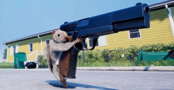 Осенью выйдет Squirrel with a Gun – шутер про белку с пистолетом