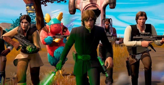 Патч 22.30 ввел в Fortnite Люка, Лею и Хана из «Звёздных войн»