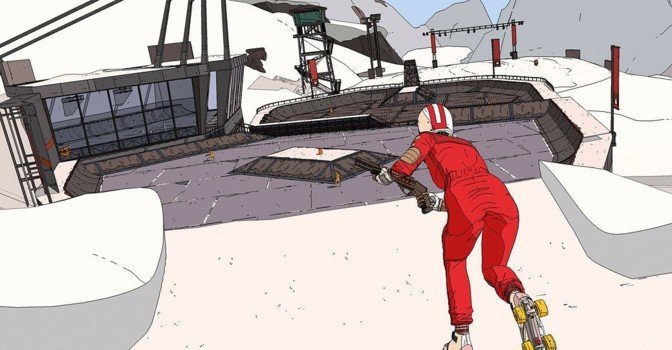 Вышел приключенческий шутер Rollerdrome