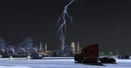Патч 1.49 добавил в American Truck Simulator молнии и Луну
