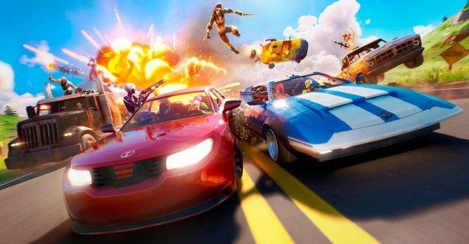 Обновление 13.40 добавило в Fortnite автомобили