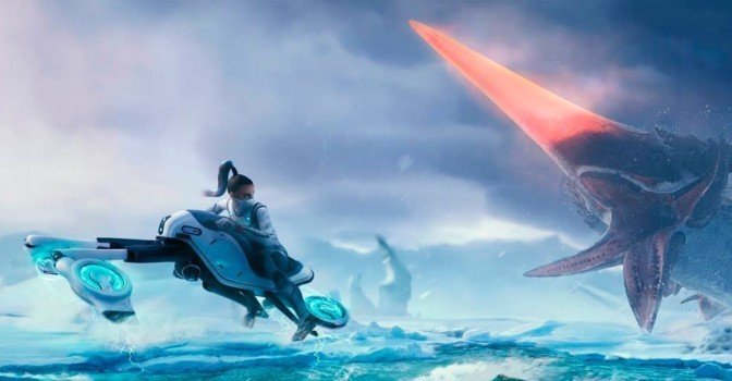 В Subnautica: Below Zero добавили наземный транспорт Snowfox