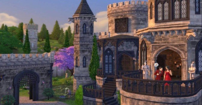 Утечка: для The Sims 4 выйдет комплект со средневековыми замками
