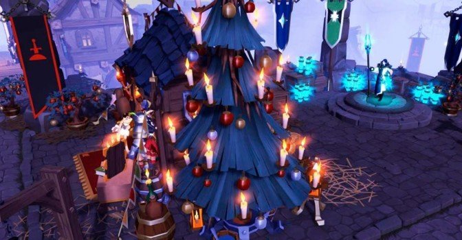 Дед Мороз принес подарки в Albion Online