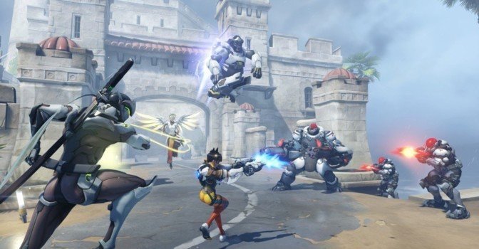 На День дурака в Overwatch героям сделали выпученные глаза