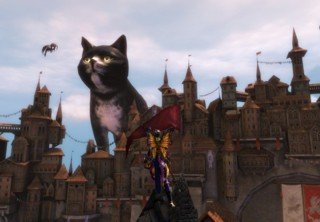 В Guild Wars 2 на День дурака добавили гигантских кошек