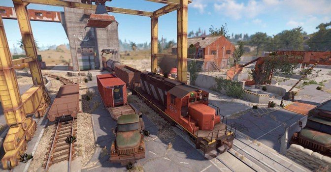 Августовский патч ввел в Rust ресурсные вагоны и угольную башню