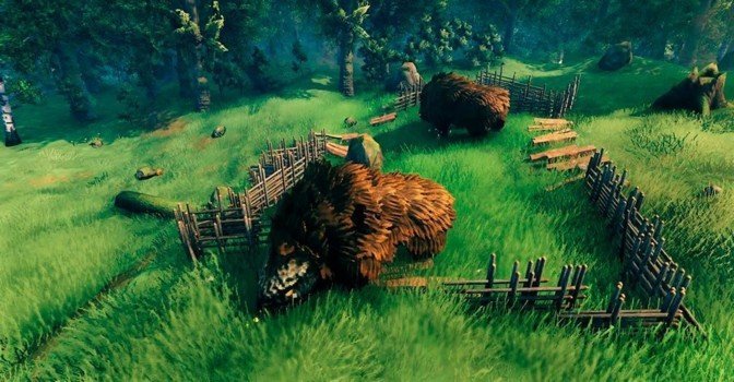 Как в Valheim приручить кабана, волка, быкозавра, оленя