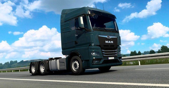 В  Euro Truck Simulator 2 добавили тягач MAN TG3 TGX