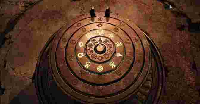 Загадка с кругами в Remnant 2 в подземелье Скорбь