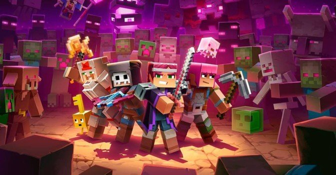 В сентябре Minecraft: Dungeons выйдет в Steam