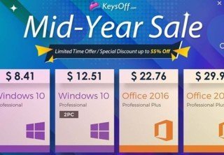 Классные предложения Keysoff — ключ Windows 10 Pro за $8.41!