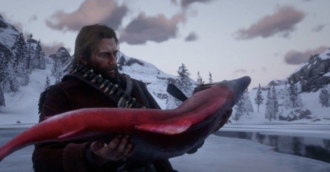 Узнайте где водится легендарная рыба в Red Dead Redemption 2