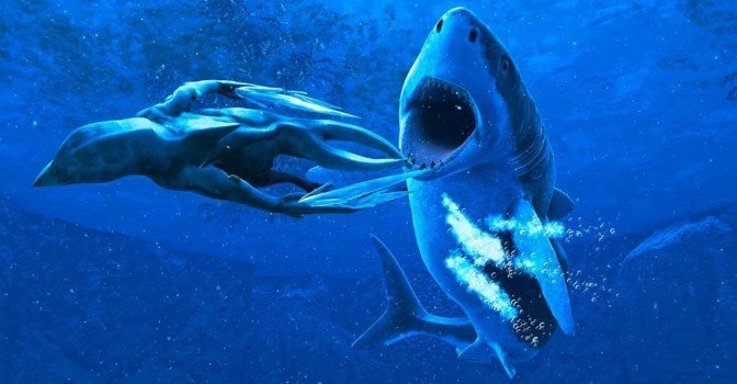 Команда игры про подводный мир Glaciered показала битву с акулой