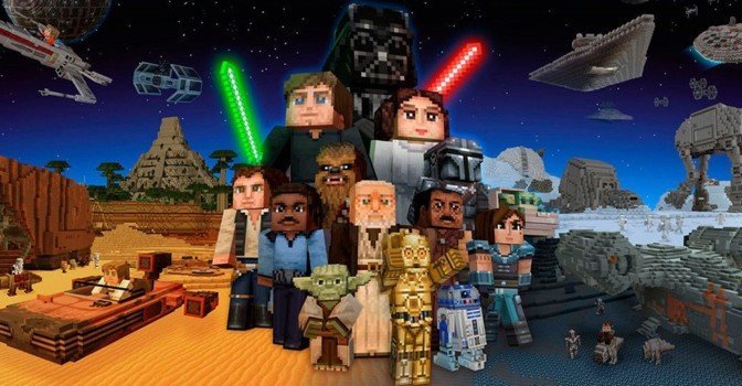 Вышло дополнение Star Wars для Minecraft