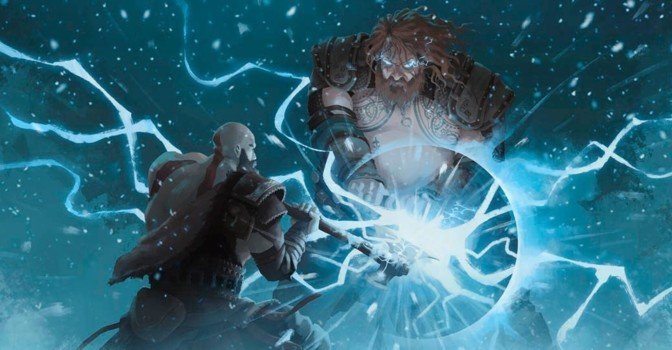 Моддеры воссоздали в Elden Ring бой Кратоса и Тора из God of War